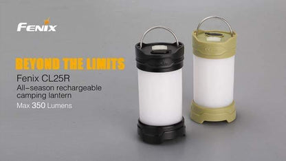 Fenix CL25R - lanterne led rechargeable + pile ARB-L2 - OLIVE GREEN Site Officiel FENIX® - Votre boutique en ligne Fenix®