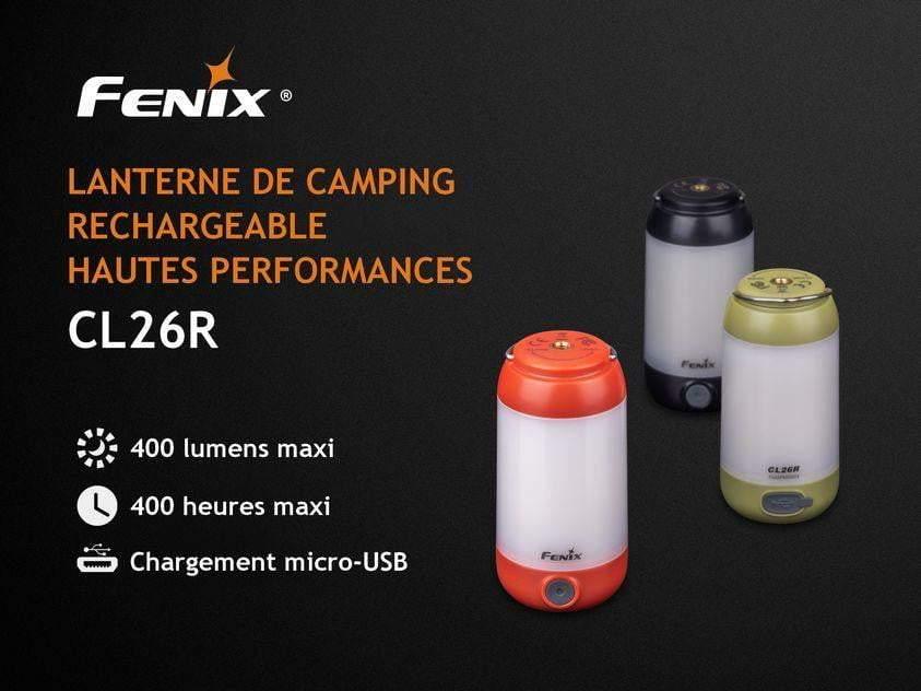 Fenix CL26R - lanterne de camping rechargeable 400 Lumens - batterie inclue Site Officiel FENIX® - Votre boutique en ligne Fenix®