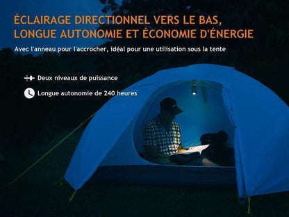 Fenix CL26R - lanterne de camping rechargeable 400 Lumens - batterie inclue Site Officiel FENIX® - Votre boutique en ligne Fenix®