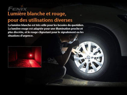 Fenix E03R - Lampe porte-clés en métal - 260 lumens Site Officiel FENIX® - Votre boutique en ligne Fenix®