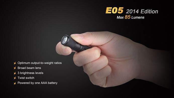 Fenix E05 - édition 2014 - 85 Lumens Site Officiel FENIX® - Votre boutique en ligne Fenix®