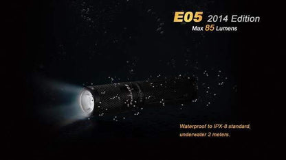 Fenix E05 - édition 2014 - 85 Lumens Site Officiel FENIX® - Votre boutique en ligne Fenix®
