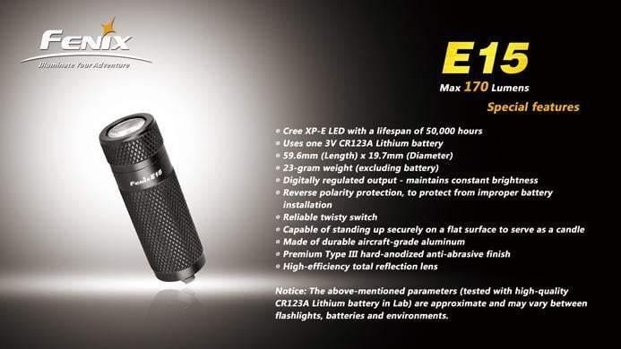 Fenix E15 Site Officiel FENIX® - Votre boutique en ligne Fenix®