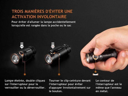 Fenix E18R - 750 lumens - rechargeable et ultra compact Site Officiel FENIX® - Votre boutique en ligne Fenix®