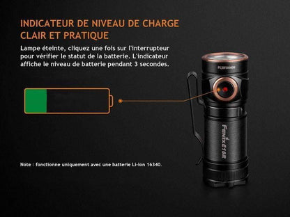 Fenix E18R - 750 lumens - rechargeable et ultra compact Site Officiel FENIX® - Votre boutique en ligne Fenix®