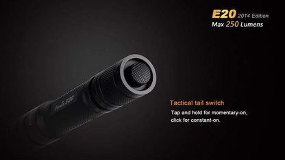 Fenix E20 - édition 2014 - 250 Lumens Site Officiel FENIX® - Votre boutique en ligne Fenix®