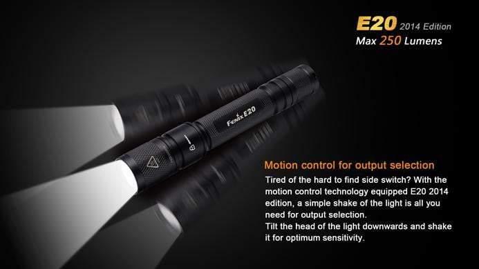 Fenix E20 - édition 2014 - 250 Lumens Site Officiel FENIX® - Votre boutique en ligne Fenix®