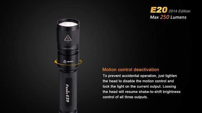 Fenix E20 - édition 2014 - 250 Lumens Site Officiel FENIX® - Votre boutique en ligne Fenix®