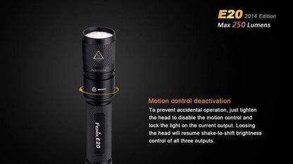 Fenix E20 - édition 2014 - 250 Lumens Site Officiel FENIX® - Votre boutique en ligne Fenix®