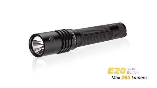 Fenix E20 - édition 2015 - 265 Lumens avec piles Site Officiel FENIX® - Votre boutique en ligne Fenix®