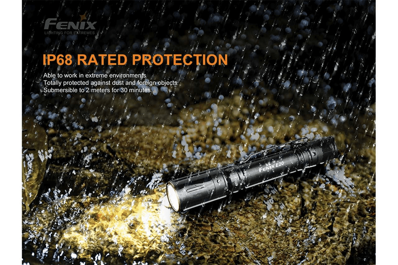 Fenix E20 V2.0 EDC - 350 lumens - piles incluses Site Officiel FENIX® - Votre boutique en ligne Fenix®