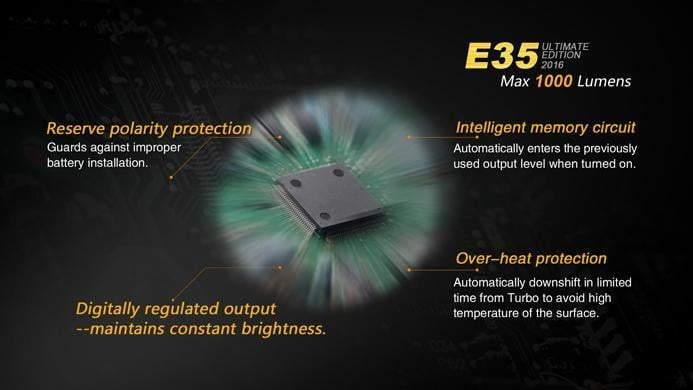 Fenix E35 Ultimate Edition édition 2016 - 1000 lumens Site Officiel FENIX® - Votre boutique en ligne Fenix®