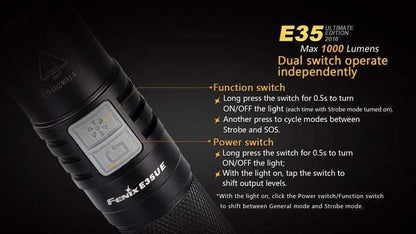 Fenix E35 Ultimate Edition édition 2016 - 1000 lumens Site Officiel FENIX® - Votre boutique en ligne Fenix®