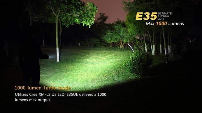 Fenix E35 Ultimate Edition édition 2016 - 1000 lumens Site Officiel FENIX® - Votre boutique en ligne Fenix®