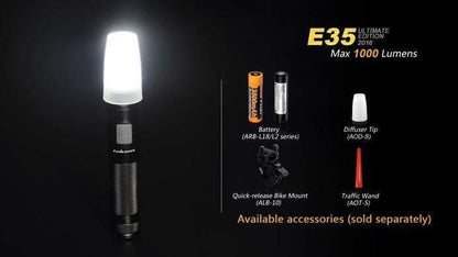 Fenix E35 Ultimate Edition édition 2016 - 1000 lumens Site Officiel FENIX® - Votre boutique en ligne Fenix®