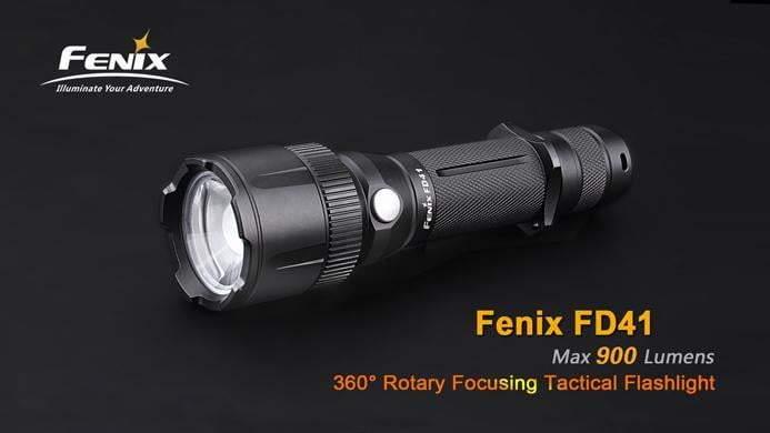 Fenix FD41 - Faisceau réglable - rotation 360° - 900 Lumens + Batterie 2600mAh USB incluse Site Officiel FENIX® - Votre boutique en ligne Fenix®