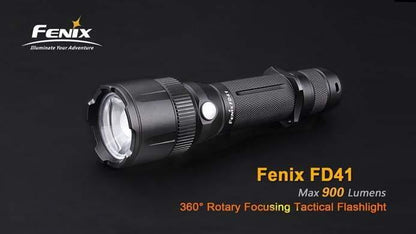 Fenix FD41 - Faisceau réglable - rotation 360° - 900 Lumens + Batterie 2600mAh USB incluse Site Officiel FENIX® - Votre boutique en ligne Fenix®