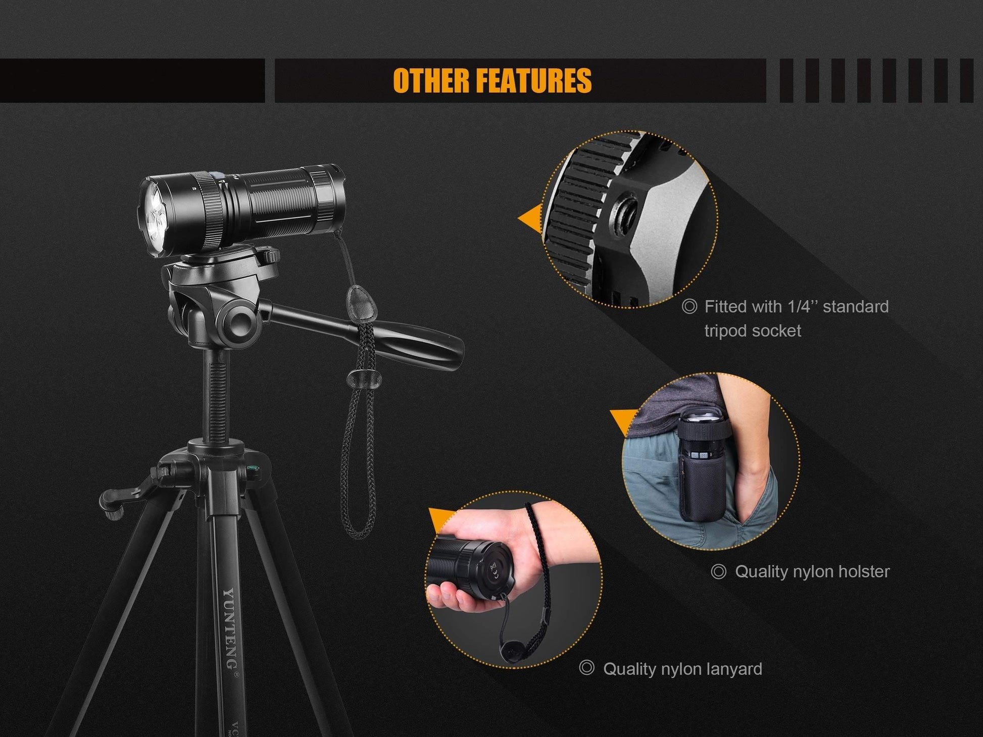 Fenix FD65 - 3800 Lumens - focale - 410 mètres Site Officiel FENIX® - Votre boutique en ligne Fenix®
