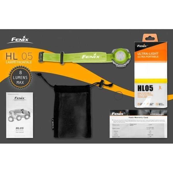 Fenix HL05 - coloris bleu - lampe frontale LED - avec piles Site Officiel FENIX® - Votre boutique en ligne Fenix®