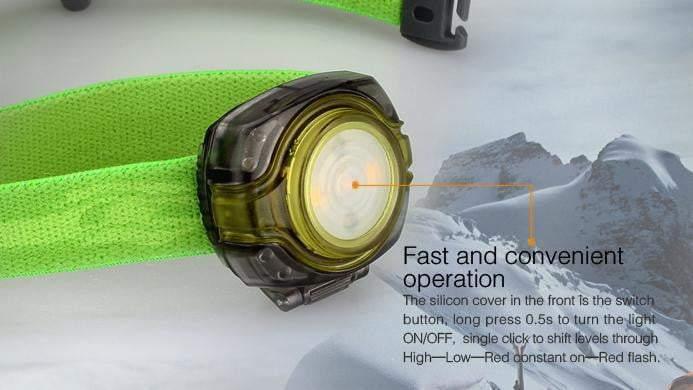 Fenix HL05 - coloris bleu - lampe frontale LED - avec piles Site Officiel FENIX® - Votre boutique en ligne Fenix®