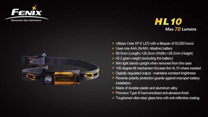 Fenix HL10 Site Officiel FENIX® - Votre boutique en ligne Fenix®