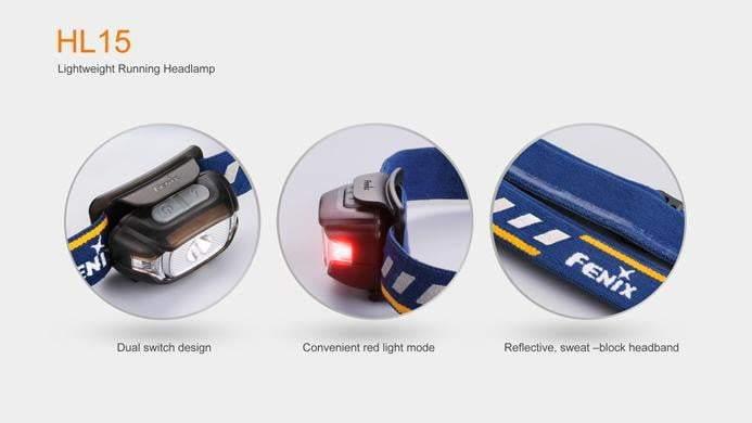 Fenix HL15 rose - spéciale joggeur - 200 Lumens Site Officiel FENIX® - Votre boutique en ligne Fenix®