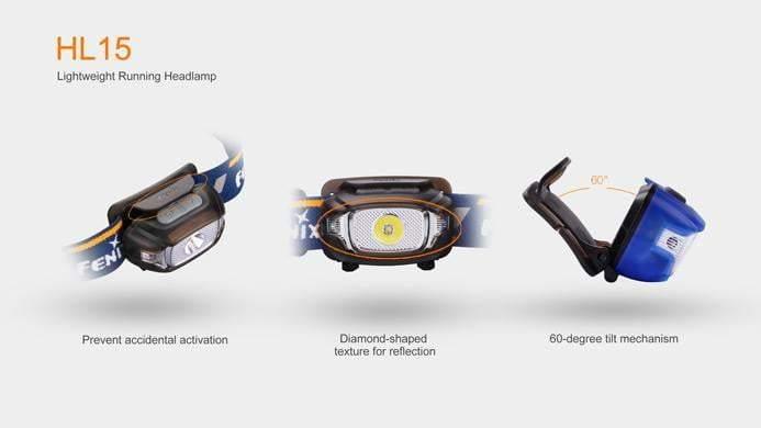 Fenix HL15 rose - spéciale joggeur - 200 Lumens Site Officiel FENIX® - Votre boutique en ligne Fenix®
