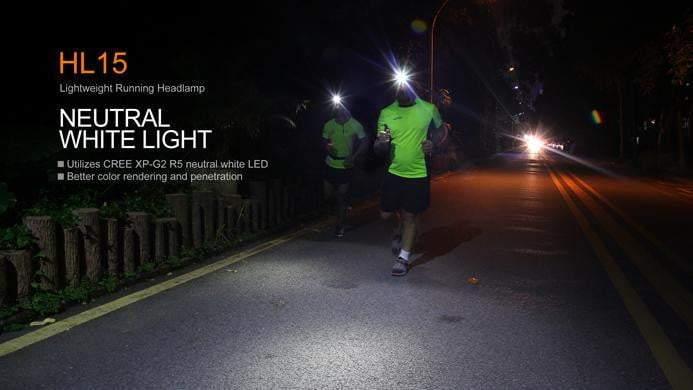 Fenix HL15 rose - spéciale joggeur - 200 Lumens Site Officiel FENIX® - Votre boutique en ligne Fenix®