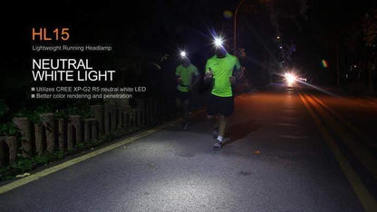 Fenix HL15 rose - spéciale joggeur - 200 Lumens Site Officiel FENIX® - Votre boutique en ligne Fenix®