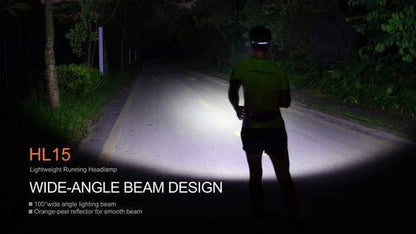 Fenix HL15 rose - spéciale joggeur - 200 Lumens Site Officiel FENIX® - Votre boutique en ligne Fenix®