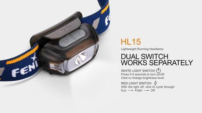Fenix HL15 rose - spéciale joggeur - 200 Lumens Site Officiel FENIX® - Votre boutique en ligne Fenix®