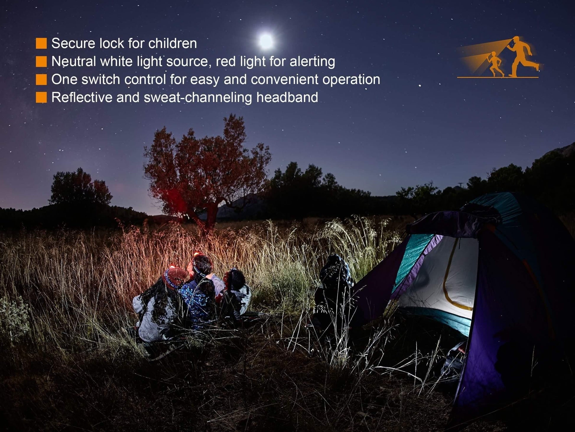 Fenix HL16 - Spécialement prévu pour les enfants - 70 Lumens - 3 coloris Site Officiel FENIX® - Votre boutique en ligne Fenix®
