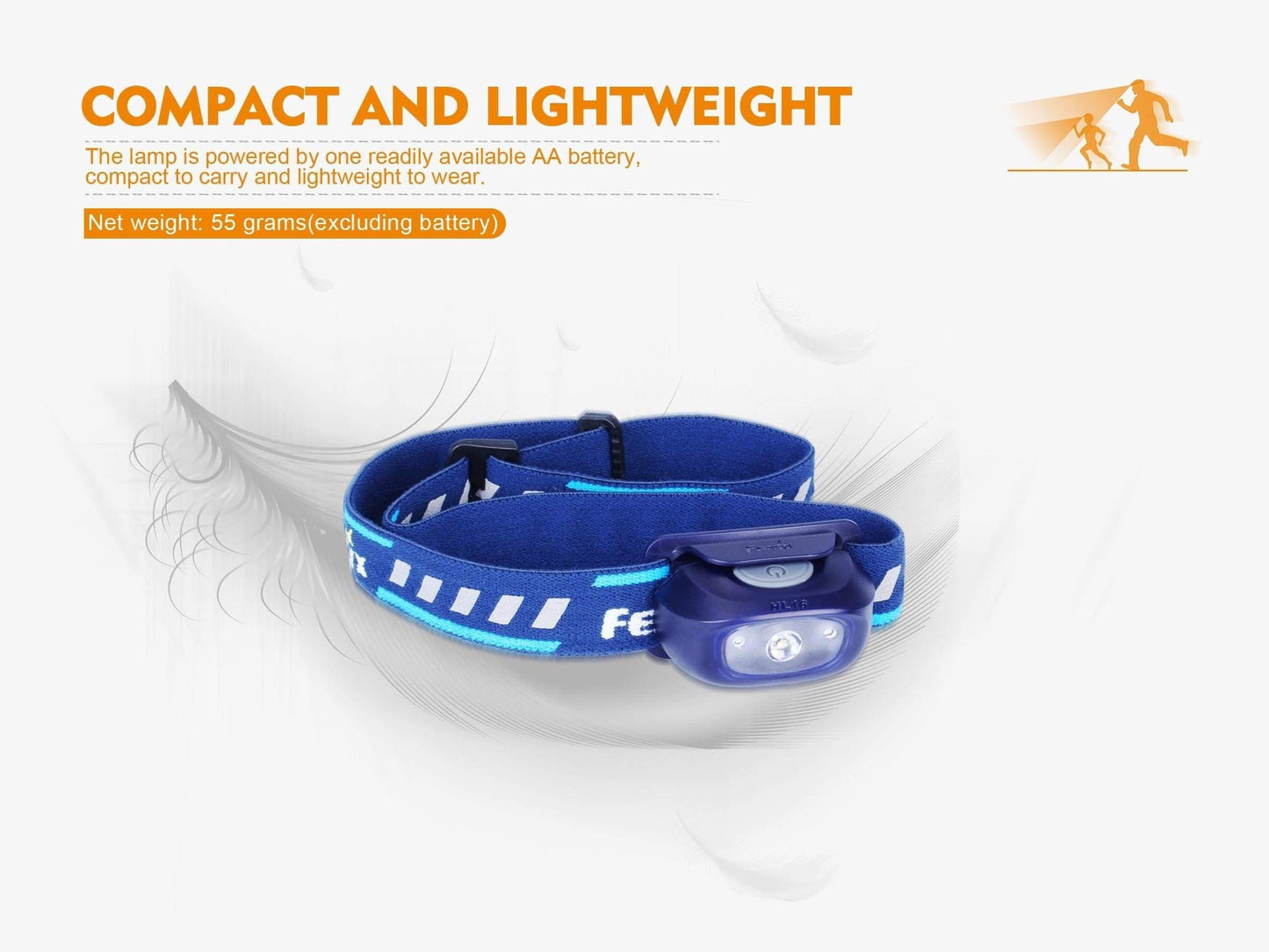 Fenix HL16 - Spécialement prévu pour les enfants - 70 Lumens - 3 coloris Site Officiel FENIX® - Votre boutique en ligne Fenix®