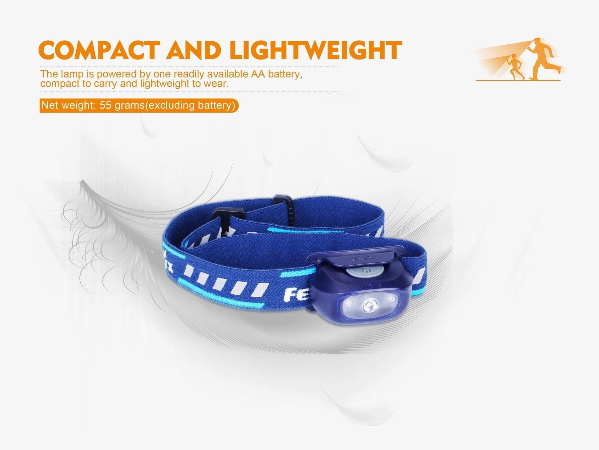 Fenix HL16 - Spécialement prévu pour les enfants - 70 Lumens - 3 coloris Site Officiel FENIX® - Votre boutique en ligne Fenix®