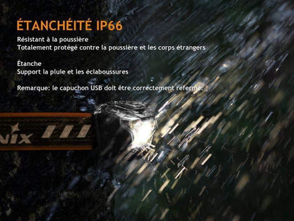 Fenix HL18R - 400 lumens jusqu'à 150H d'autonomie - rechargeable avec batterie Site Officiel FENIX® - Votre boutique en ligne Fenix®