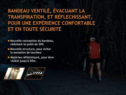 Fenix HL18R - 400 lumens jusqu'à 150H d'autonomie - rechargeable avec batterie Site Officiel FENIX® - Votre boutique en ligne Fenix®