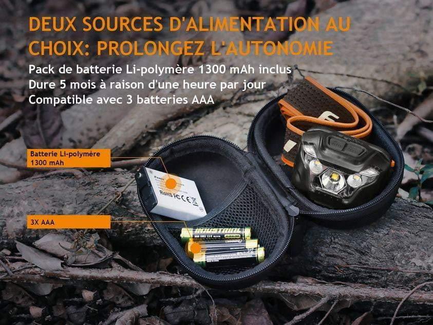 Fenix HL18R - 400 lumens jusqu'à 150H d'autonomie - rechargeable avec batterie Site Officiel FENIX® - Votre boutique en ligne Fenix®