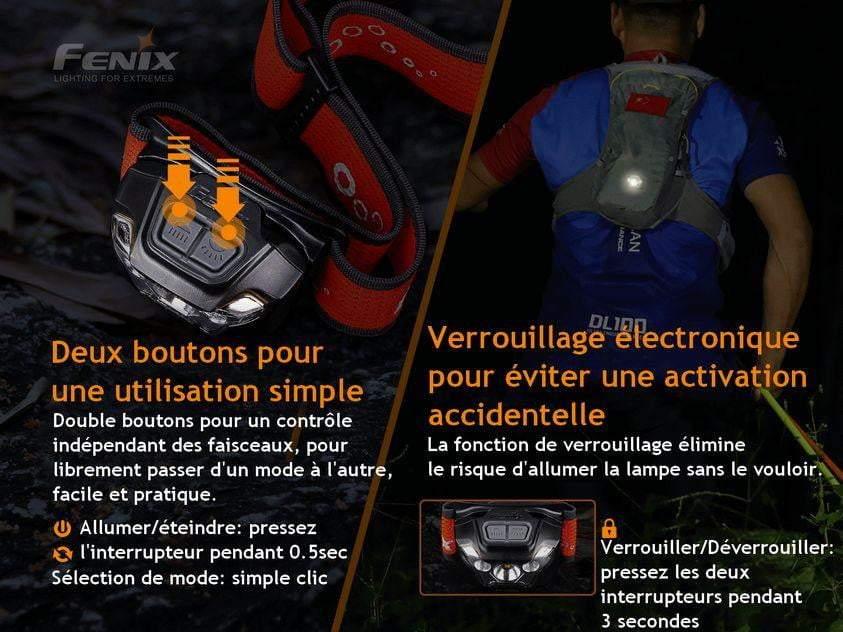 Fenix HL18R-T - lampe frontale pour le trail running - 500 lumens Site Officiel FENIX® - Votre boutique en ligne Fenix®