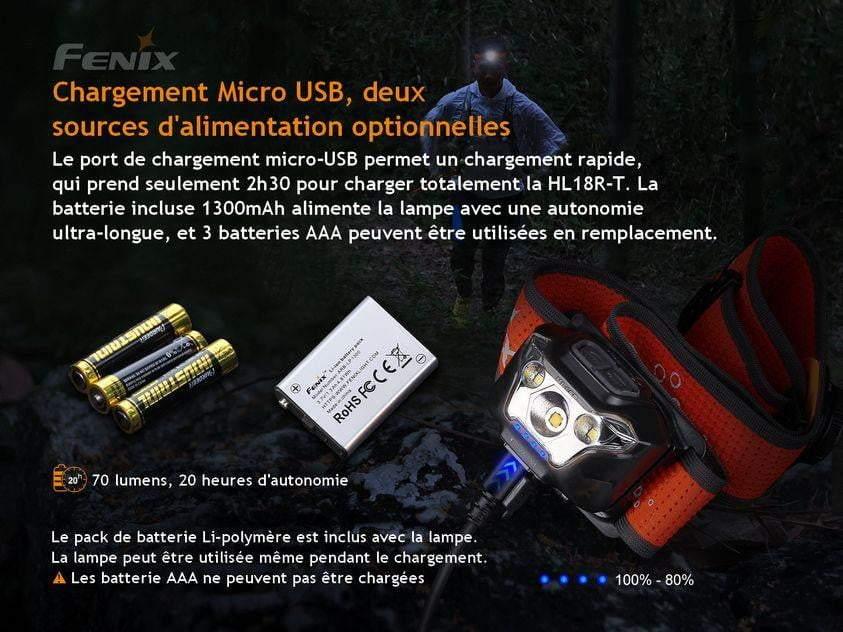 Fenix HL18R-T - lampe frontale pour le trail running - 500 lumens Site Officiel FENIX® - Votre boutique en ligne Fenix®