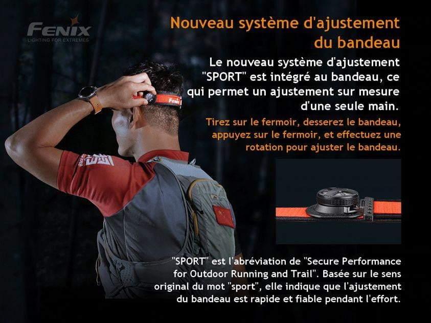 Fenix HL18R-T - lampe frontale pour le trail running - 500 lumens Site Officiel FENIX® - Votre boutique en ligne Fenix®