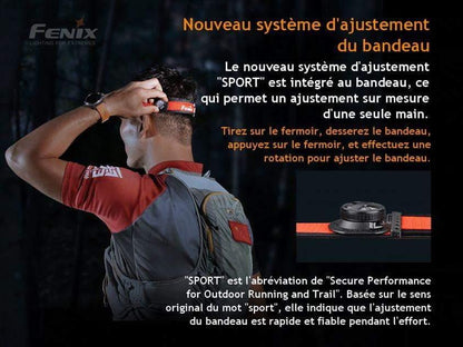 Fenix HL18R-T - lampe frontale pour le trail running - 500 lumens Site Officiel FENIX® - Votre boutique en ligne Fenix®