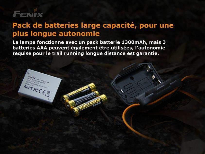 Fenix HL18RW - Lampe frontale dédiée au trail running - 500 lumens Site Officiel FENIX® - Votre boutique en ligne Fenix®