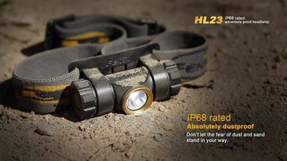 Fenix HL23 - Champagne Gold & Waterproof Site Officiel FENIX® - Votre boutique en ligne Fenix®