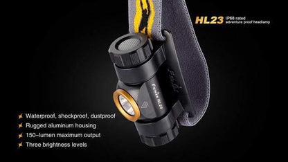 Fenix HL23 - Champagne Gold & Waterproof Site Officiel FENIX® - Votre boutique en ligne Fenix®