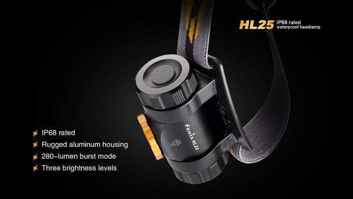 Fenix HL25 - 280 Lumens Site Officiel FENIX® - Votre boutique en ligne Fenix®