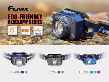 Fenix HL40R - lampe frontale rechargeable focusable - 600 lumens Site Officiel FENIX® - Votre boutique en ligne Fenix®