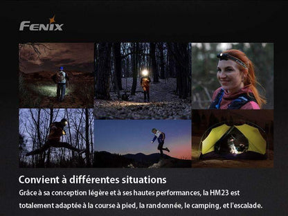 Fenix HM23 - Lampe frontale AA pile incluse - 240 lumens Site Officiel FENIX® - Votre boutique en ligne Fenix®
