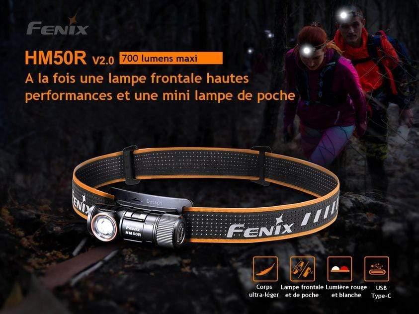 Fenix HM50R V2.0 - 700 Lumens - rechargeable multifonctions Site Officiel FENIX® - Votre boutique en ligne Fenix®