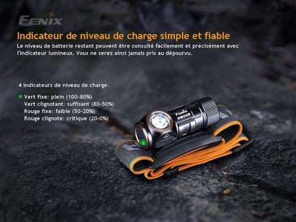 Fenix HM50R V2.0 - 700 Lumens - rechargeable multifonctions Site Officiel FENIX® - Votre boutique en ligne Fenix®