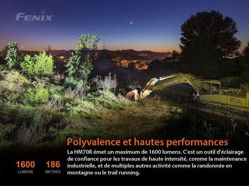 Fenix HM70R - Triple source d'éclairages - 1600 lumens Site Officiel FENIX® - Votre boutique en ligne Fenix®